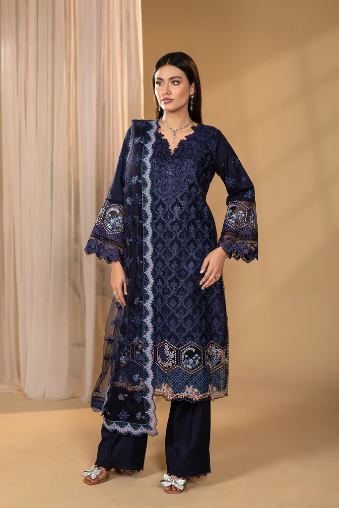 YARA - 3PC EMBROIDERED OUTFIT - Image 2