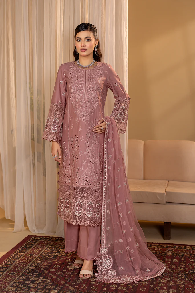 ZUMRA - 3PC EMBROIDERED OUTFIT - Image 2
